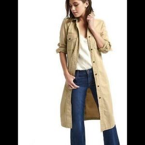 Gap Jacket • Lightweight long topper in Camel
